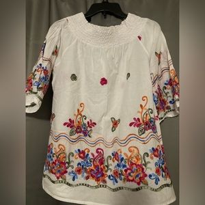 Ladies South Main blouse size large.